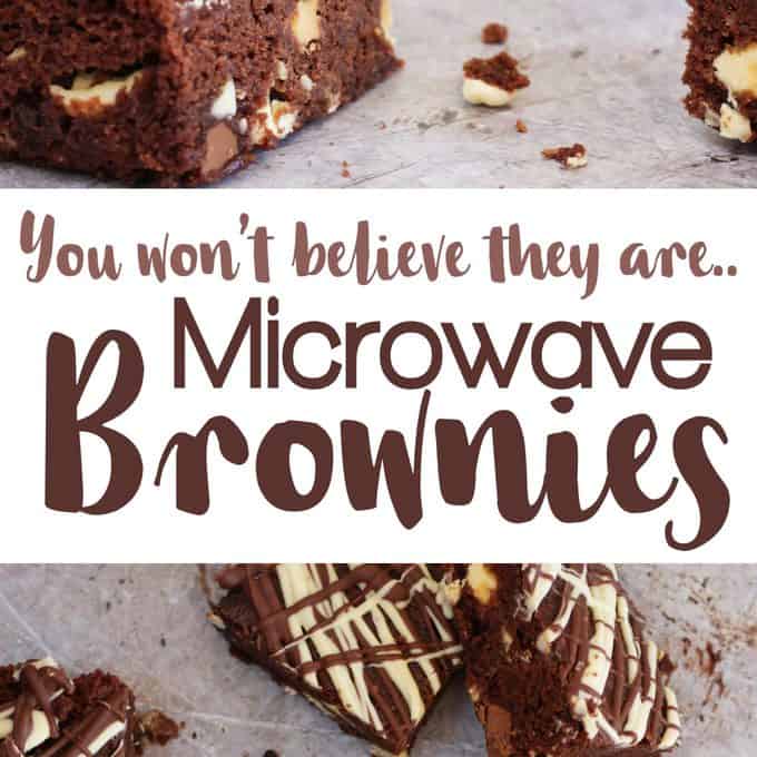 Double Chocolate Microwave Brownies - Stop what you're doing, microwave brownies are a thing and they ARE SO GOOD! They can be yours in under 30 minutes... Fudgy, chocolatey deliciousness microwaved in a flash. The perfect cake, pudding, dessert, gift or treat, these are the real deal! https://pattern-ward.live